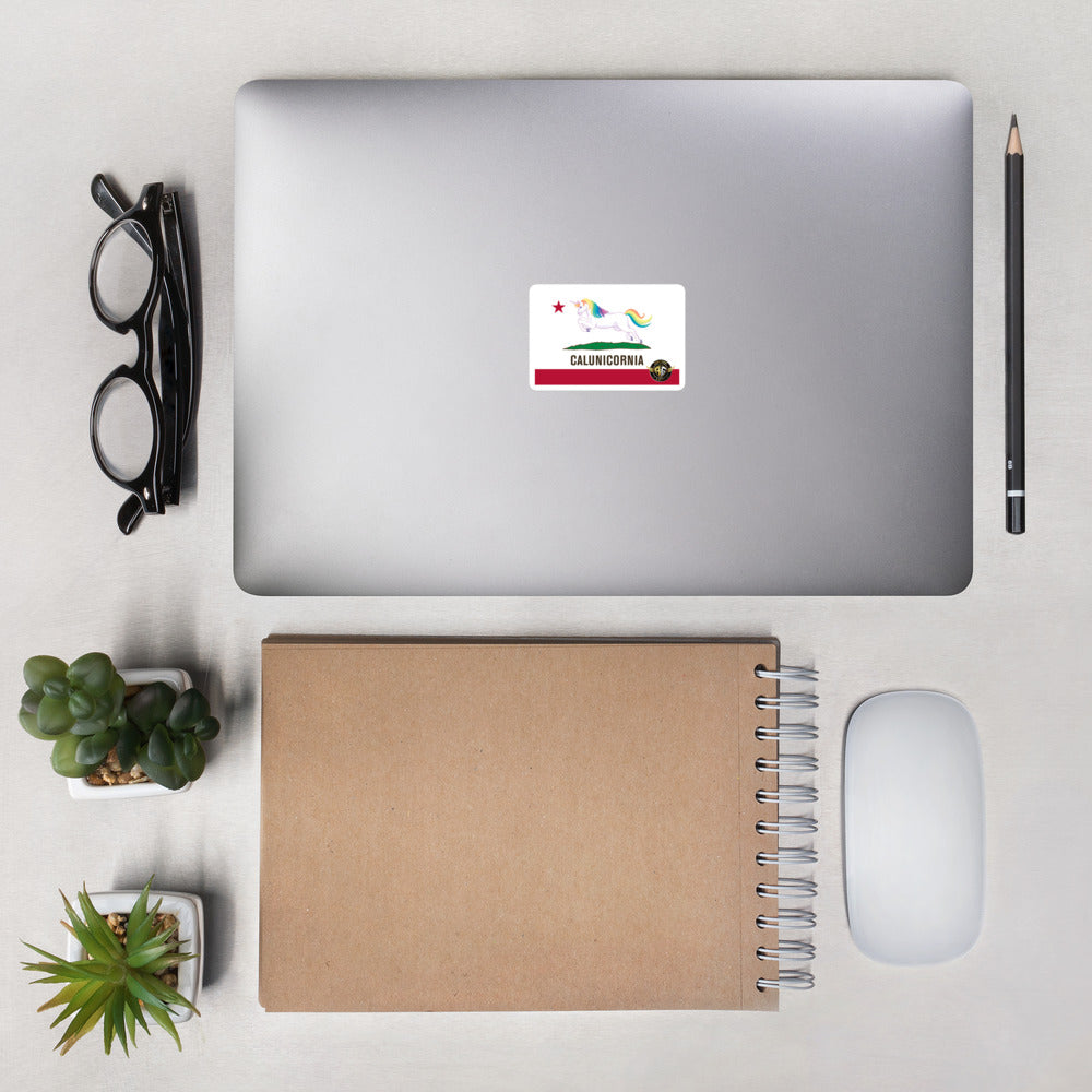 The A&G Calunicornia State Flag sticker!