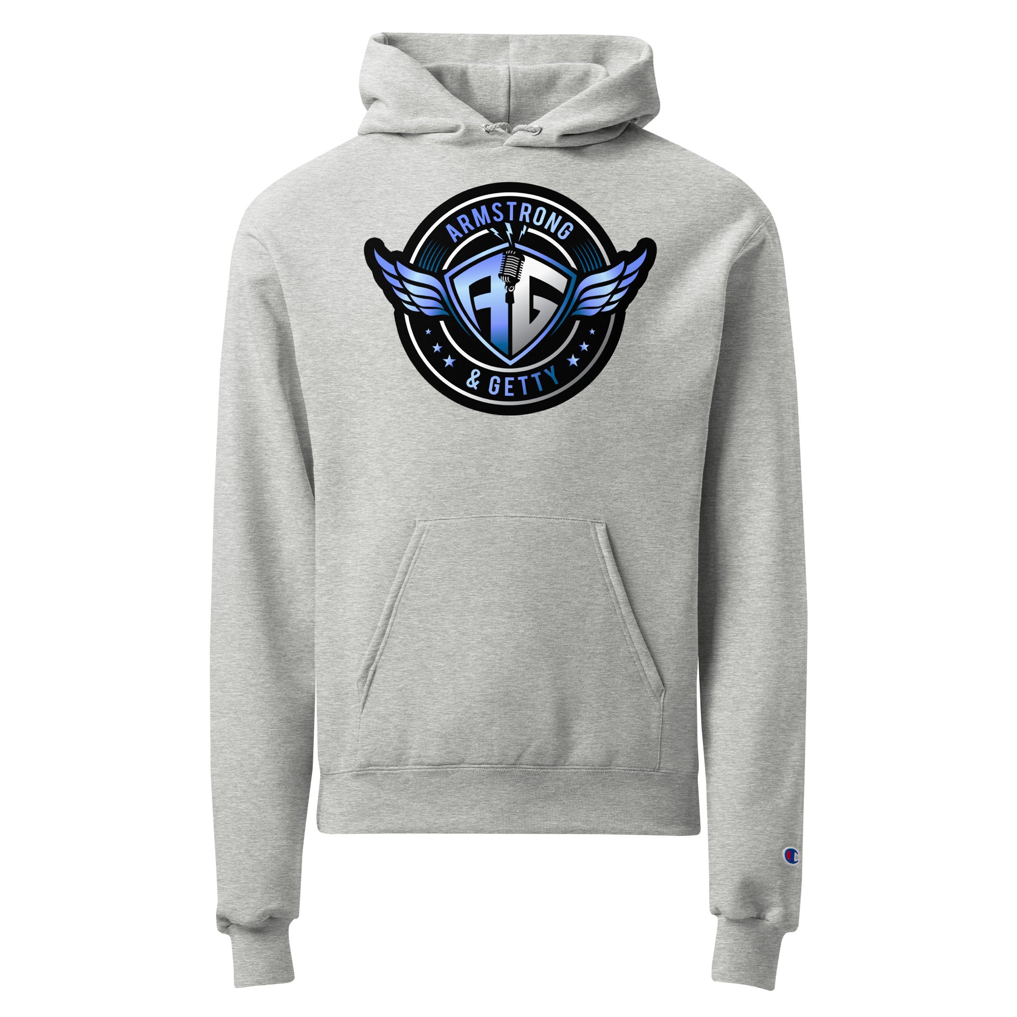 A&G Air Force Blue Champion Hoodie – Armstrong & Getty Superstore