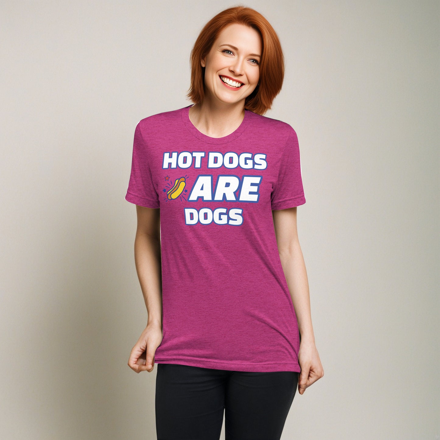 Hot Dogs Are Dogs Tee