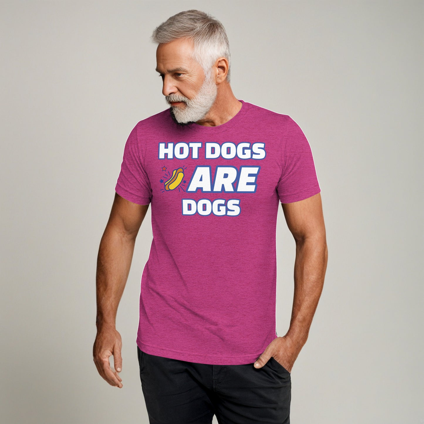 Hot Dogs Are Dogs Tee