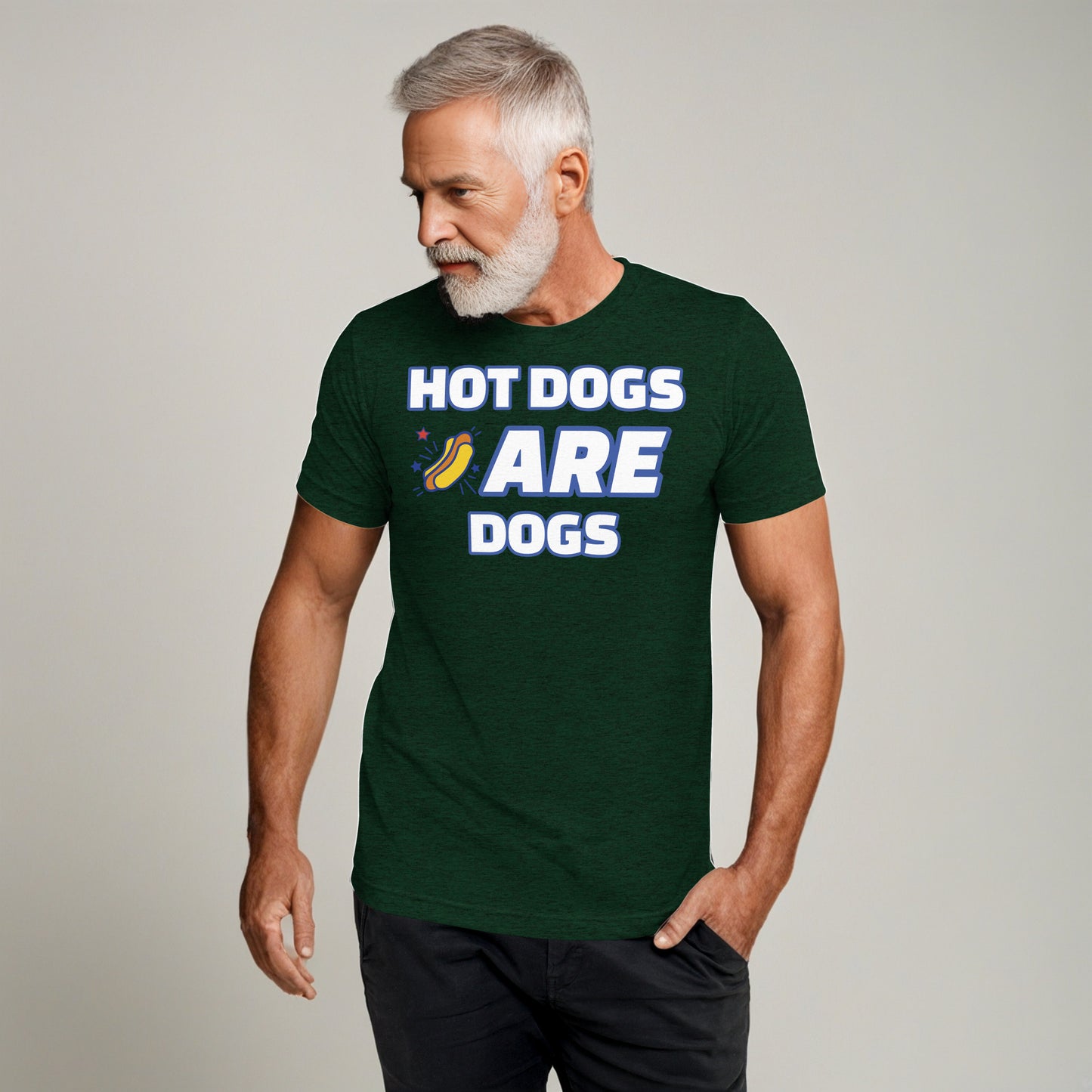 Hot Dogs Are Dogs Tee