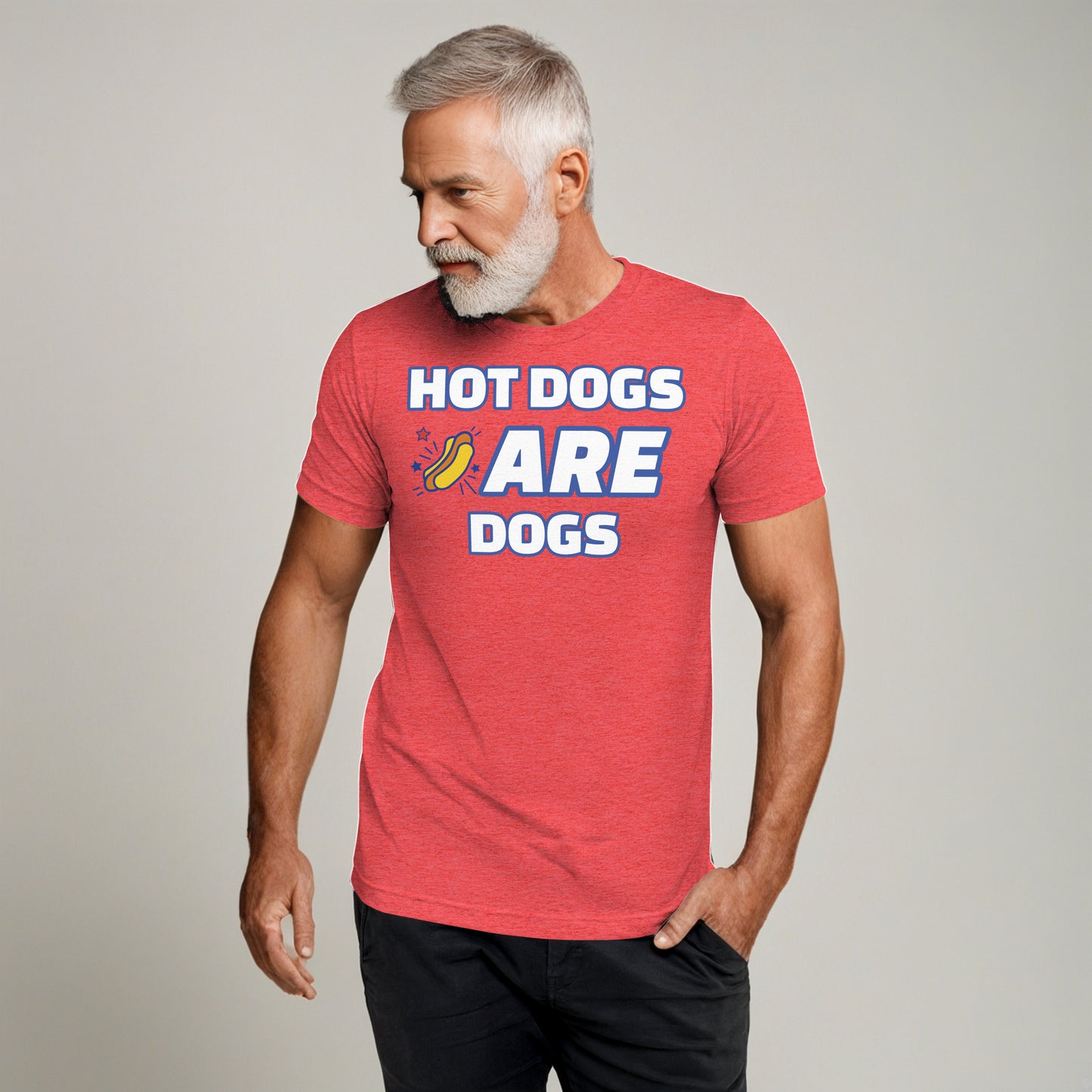 Hot Dogs Are Dogs Tee