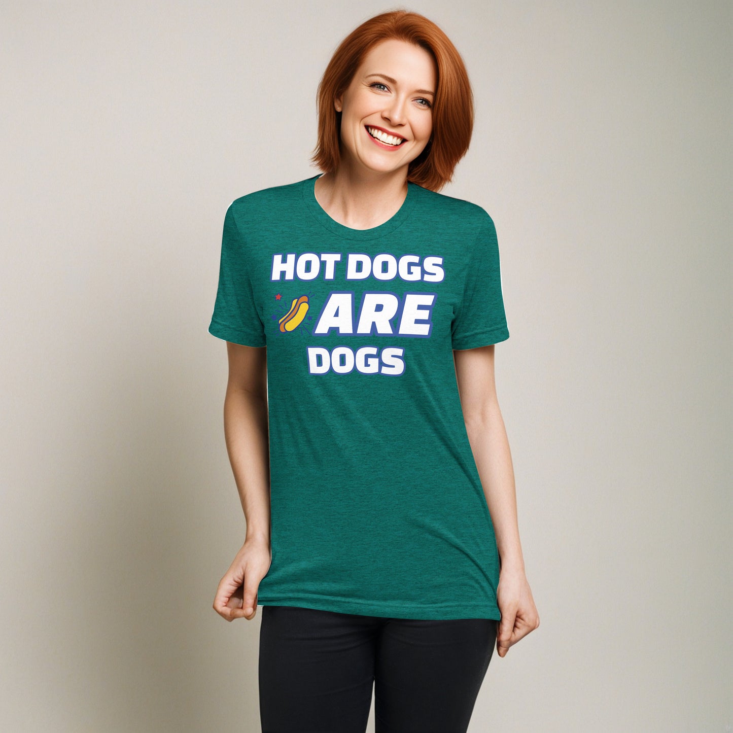 Hot Dogs Are Dogs Tee