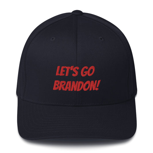 The A&G Let's Go Brandon! Black Flex Ball Cap